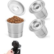 Resim Ipoearthu Ninja Dual Brew Kahve Makinesi Için 3'lü Yeniden Kullanılabilir Pod Paketi, Paslanmaz Çelik Yeniden Kullanılabilir K Pod Kalıcı K Kapsül Filtreleri (Yurt Dışından) 