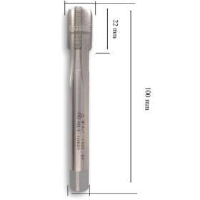 Resim Mte M14X1 Ince Diş Makina Kılavuzu Düz Hsse Dın 374/C 
