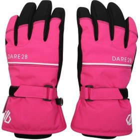 Resim Dare2b Restart Waterproof Çocuk Kayak Eldiveni Pembe 