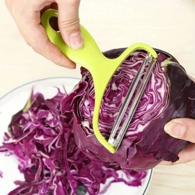 Resim Mabeyn Promosyonca Lahana ve Sebze Soyacağı, Geniş Ağızlı (Mavi) 