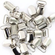 Resim Explosion1 60 x Diş Telleri Klipsler Kayış Kancaları 20 mm Gümüş Renkli (Yurt Dışından) 