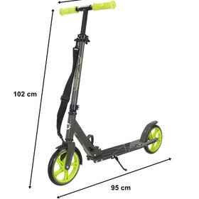 Resim Nessiworld Evo Flexi Max 2 Tekerlekli Scooter Yeşil 