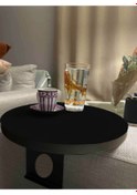 Resim Yan Sehpa Koltuk Yanı Sehpa Kola Monteli Ayarlanabilir Tepsi 34 C 