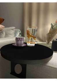 Resim Yan Sehpa Koltuk Yanı Sehpa Kola Monteli Ayarlanabilir Tepsi 34 C 