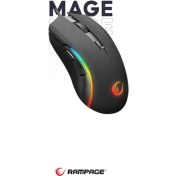 Resim Rampage Mage M1 Rgb Siyah Rgb Işıklı 3600 Dpi Gaming Oyuncu Mouse 