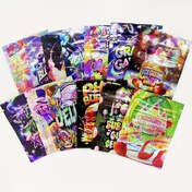 Resim 100 adet Yeniden Kullanılabilir 6x8cm 13 Tasarım Stili Karışık Fermuarlı Mylar Poşetler - Kokuya Dayanıklı, Su Geçirmez Plastik Poşetler, Takı, El Sanatları, Parti Malzemeleri, Hediye Paketleme ve Parti Hediyeleri, El Sanatları Malzemeleri, Renkli Ambalaj, Dayanıklı Fermuar Kapatma 