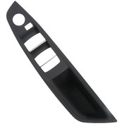 Resim Bmw F10 2011-2017 İçin Sağ Sürüş Araba Kapı Pencere Kaldırma Anahtarı Trim Paneli Siyah 1 Adet 