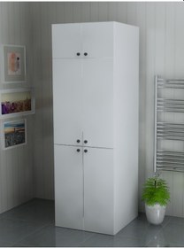 Resim Doğsan Mobilya Dlp007 Çamaşır-kurutma Makine Dolabı Beyaz 