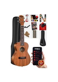 Resim Midex SP-21M Set Maun Soprano Ukulele (Softcase Capo Metod Nota Sticker Askı Pena) 