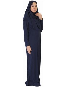 Resim Zehranaz Namaz Elbisesi Lacivert Fermuarsız Namaz Elbisesi Lacivert 
