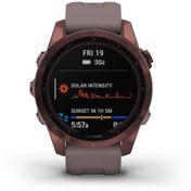 Resim Garmin Fenix 7S Sapphire Solar - Bronz Titanyum Akıllı Saat 