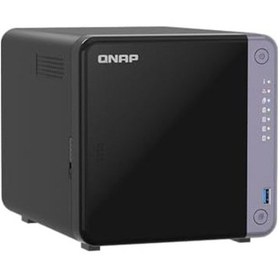 Resim Qnap Ts-432x 4x24tb Desteği Raıd 0-1-5-6-10 Nas Depolama Ünitesi Abanoz 