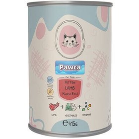 Resim Pawra Kitten Kuzu Etli Yavru Kedi Konservesi 415 Gr 