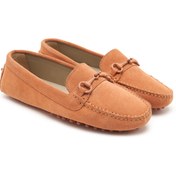 Resim Kadın Turuncu Süet Loafer 
