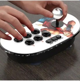 Resim Leons Joystic Led Işıklı Oyun Konsolu Kablolu Hd Mini Konsol Kristal Topuz Game Console 