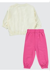 Resim Tweety Kız Bebek Takım 6-18 Ay Ekru-koyu Pembe Ekru-koyu Pembe Ekru - Koyu Pembe 