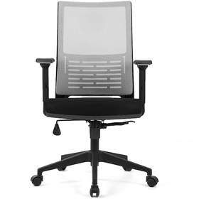 Resim Herkesemobilya Herkese Mobilya Carina Gri Fileli Pls Çalışma Koltuğu 