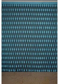 Resim Büyük Puanlı Model Turkuaz Renk Ip Perde Hazır Ip Perde 300x280 