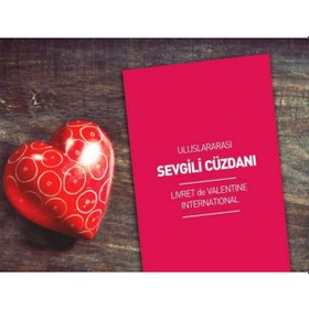 Resim Özel Tasarım Sevgili Cüzdanı 