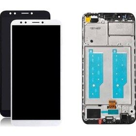 Resim Huawei Y7 Prime 2018 Lcd Ekran Dokunmatik Beyaz Çıtalı 