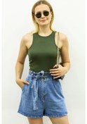 Resim Mad Girls Haki Crop Top Mg361 (472441978) 