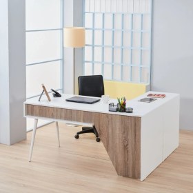 Resim Zerka Concept Adetto Granat Ofis Çalışma Masası 