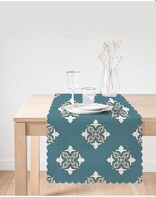 Resim RealHomes Damask Desen Motifli Dekoratif Runner 