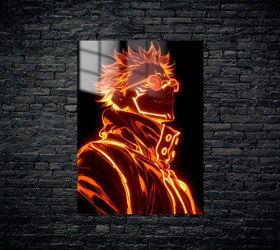 Resim Jujutsu Kaisen Ryomen Sukuna Yuji Itadori Metal Poster 463 - 20x30cm (Orta) 