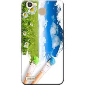 Resim Huawei Gr3 Kılıf Desen Baskılı Silikon Kapak Manzara STK:261 