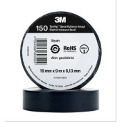Resim 3m Elektrik Kablo Bandı ((Siyah)) (Orijinal) 