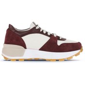 Resim Bueno Shoes Bordo Beyaz Deri-süet Kadın Spor Ayakkabı 01wa8300 