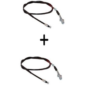 Resim Ceylan Cub Uyumlu Ön Fren Teli 2 Adet Siyah 