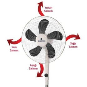 Resim Rubenis Rbasr31 Ayaklı Sarhoş Sanayi Vantilatör 