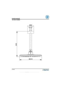 Resim Ar Karia Duş Başlığı Tavandan 102145043 