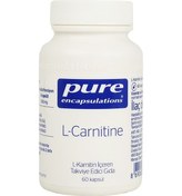 Resim Pure Encapsulations L-carnitine 60 Kapsül Aromasız 