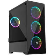 Resim FC-9310G 650W 80+DUAL RING RGB FAN KASA FC-9310G 650W 80+DUAL RING RGB FAN KASA