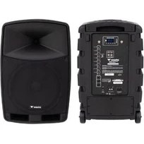 Resim Westa WAP-12505 300 WATT 2 EL TELSİZ MİKROFONLU ŞARJLI BLUETOOTH AKTİF KABİN 