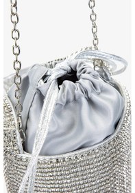 Resim Lady Diva Kadın Vegan Gri Abiye Çanta 1137 Ld215 Bn Cnt Y25 Sılver Gri 