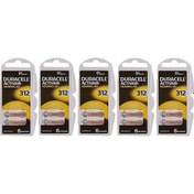 Resim Duracell Activair 312 Numara PR41 İşitme Cihazı Pili 6'lı 5 Paket 