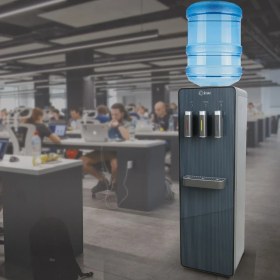 Resim Kiwi KWP-8556 Paslanmaz Çelik Depolu Su Sebili - Sıcak, Soğuk, Ilık - 