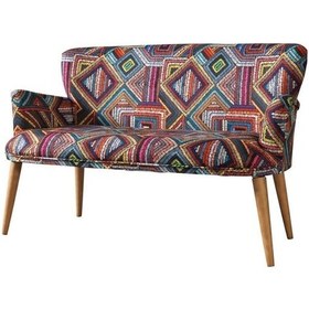 Resim Azra Mobilya Mobilya Bazari Çay Seti 2 1 1 Koltuk Takımı Salon, Balkon, Ofis Desenli 