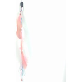 Resim Mordino Tüylü Hippi Saç Tokası Toz Pembe 