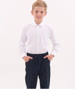 Resim H&d Uzun Kollu Okul Gömleği 455811105 Beyaz 