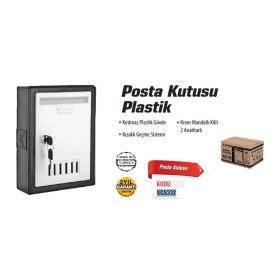 Resim Belle Fusion Mey Ithalat® Sgs 332 Plastik Posta Kutusu 2 Anahtarlı 
