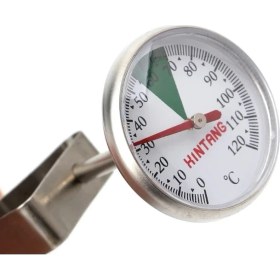 Resim Kahve Süt Köpük Latte Cappuccino Termometre Paslanmaz Çelik Probe 