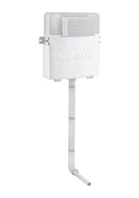 Resim Proplus Çift Basmalı Alaturka Tip Tekli Klozet Uyumlu Gömme Rezervuar Çok Renkli 