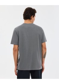 Resim Skechers Organic Coll. M Short Sleeve T-shirt Erkek Gri Tshirt S241166-1637 