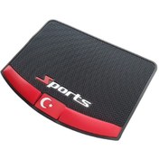 Resim Kaydırmaz Silikonlu Ped Sports Türk Bayrak Desen 17,5cm X 13,5cm 