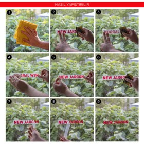 Resim New Jargon Engeli Arabası Ve Engelli Kadın Araba Işareti Sticker 15cm - Sarı 