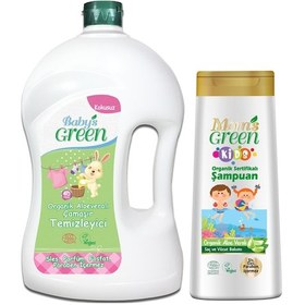 Resim Organik Bebek Çamaşır Temizleyici + Organik Çocuk Şampuanı 
